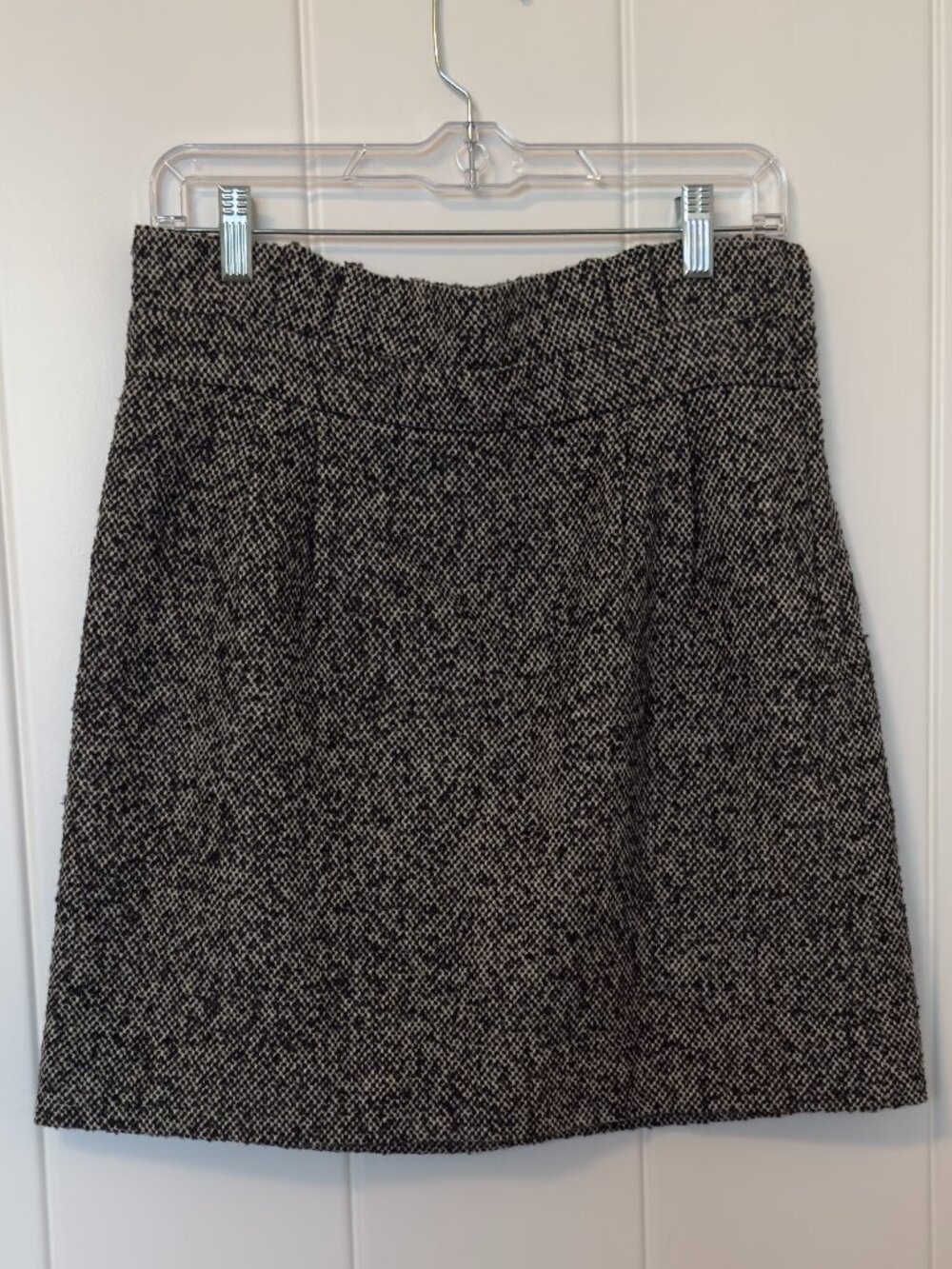 Kate Spade Textured Wool Blend A Line Mini Skirt
